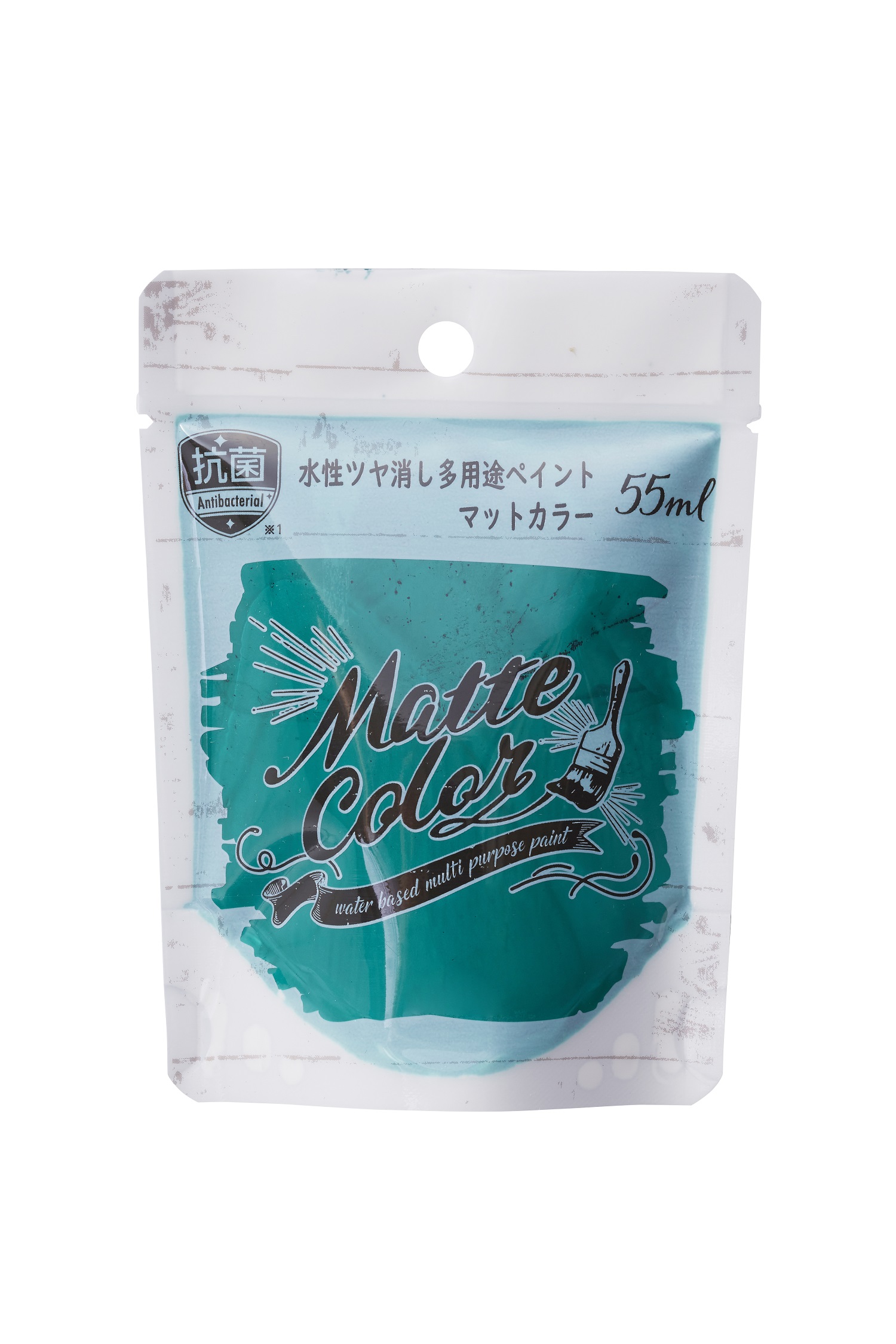 水基多功能油漆哑光颜色55ml台球绿色