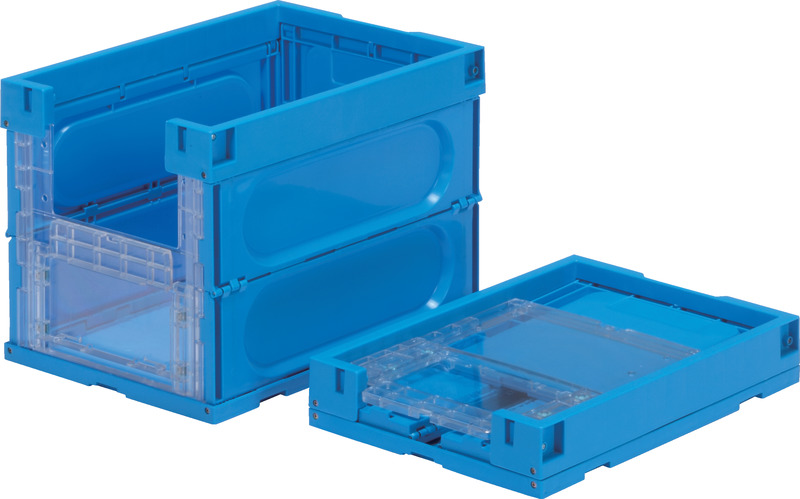 带门的Oricon（PP）Oricon 50B Door-S TM 530mm x 366mm x 322mm黄色