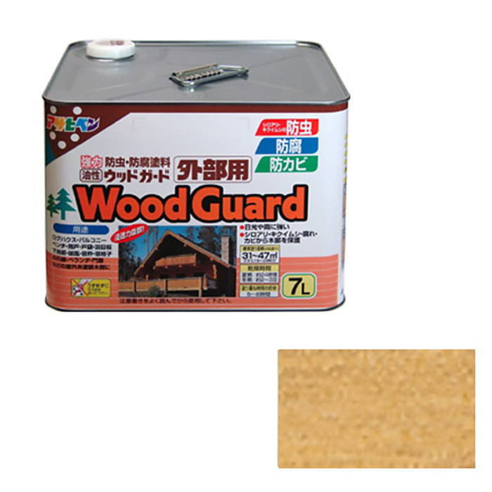 油基木制护卫，外部用途，7L，清除