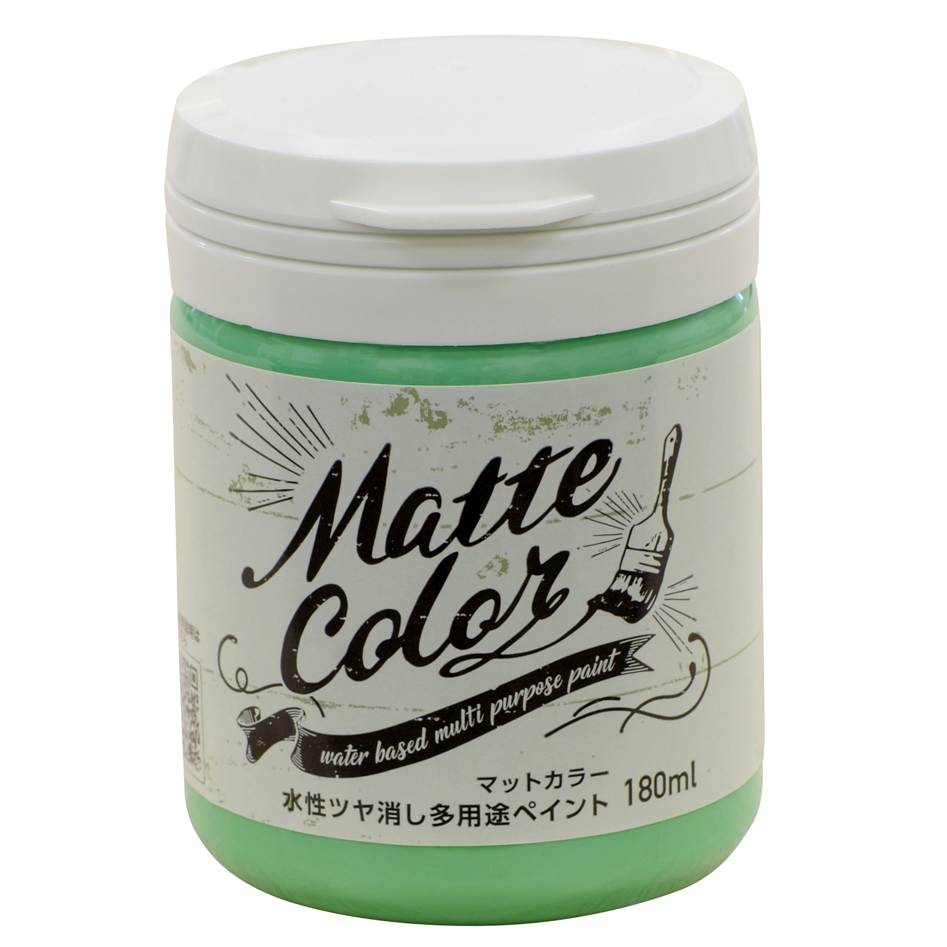 水基多功能油漆哑光颜色180ml钴绿色