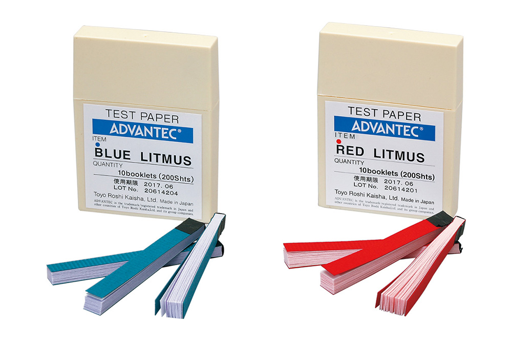 纸箱中的石蕊测试纸（红色）10mm x 60mm 1200张