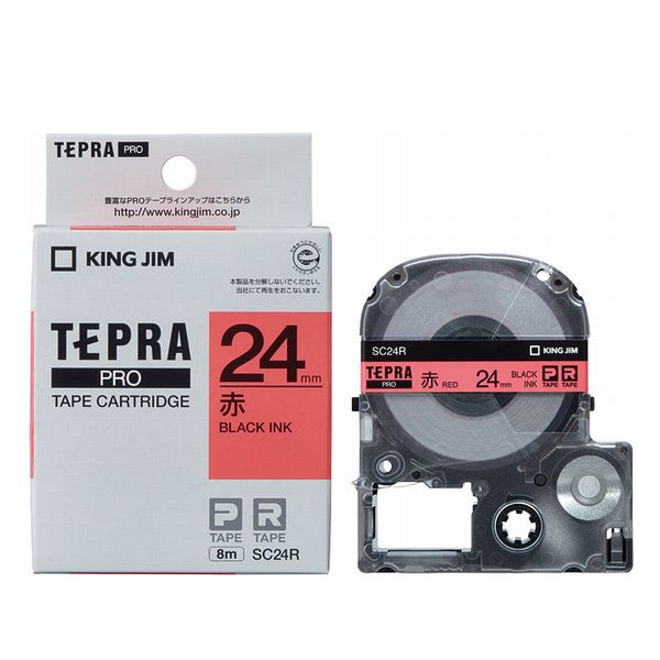 Tepra Pro红色标签（8MSC24R）