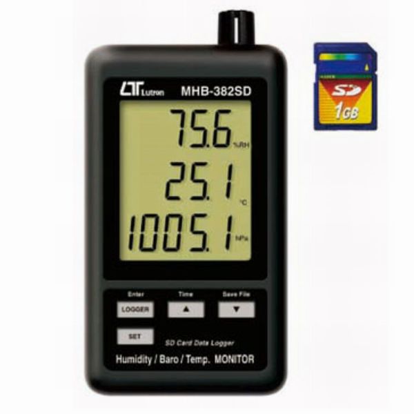 数字温度和湿度和晴雨表MHB-382SD
