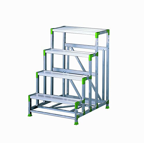 带有Eco Mark EWA-40的组装工作台脚手架摊位