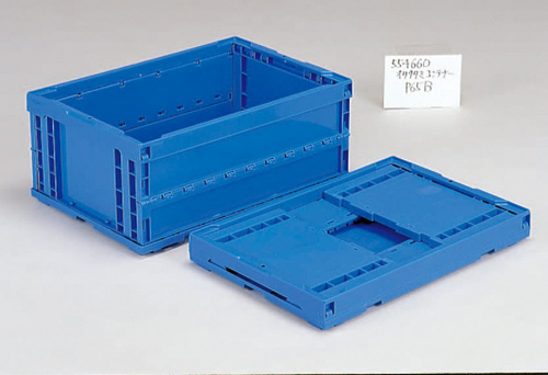 All-Pla轴Oritatami（PP）Oricon P65B 649mm x 439mm x 275mm蓝色