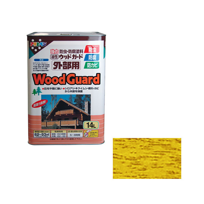 油性木制护卫，外部用途，14L松树