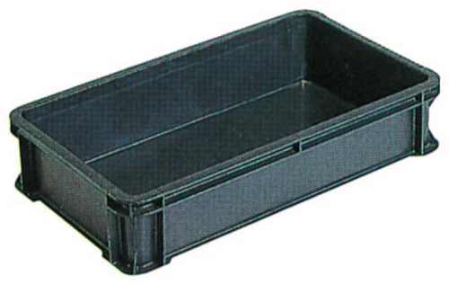 San Elekner导电PP SAN BOCKS＃22B 606mmx369mmx125mm黑色