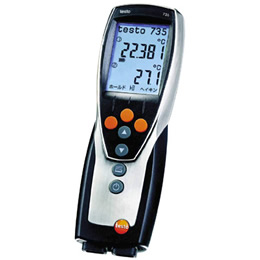 数字多冲压表（3个频道，内置内存）testo735-2（0563 7352） 20747