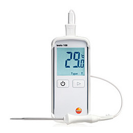 防水型食品用 中心温度计　testo108 (0563 1080 08) 20769