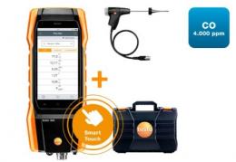 Testo300 O2/CO/300mm探头集，燃烧排气分析仪集，0564 3002 86 22843